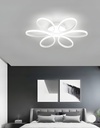 Lampa sufitowa LED plafon kwiat 6 obręczy 60 cm 56 W RegMag 2