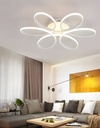 Lampa sufitowa LED plafon kwiat 6 obręczy 60 cm 56 W RegMag 3