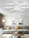 Lampa sufitowa LED plafon kwiat 6 obręczy 60 cm 56 W RegMag 5