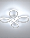 Lampa sufitowa LED plafon kwiat 4 obręcze 32 W RegMag z pilotem 2