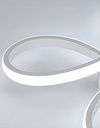 Lampa sufitowa LED plafon kwiat 4 obręcze 32 W RegMag z pilotem 4