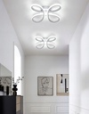 Lampa sufitowa LED plafon kwiat 4 obręcze 32 W RegMag z pilotem 9
