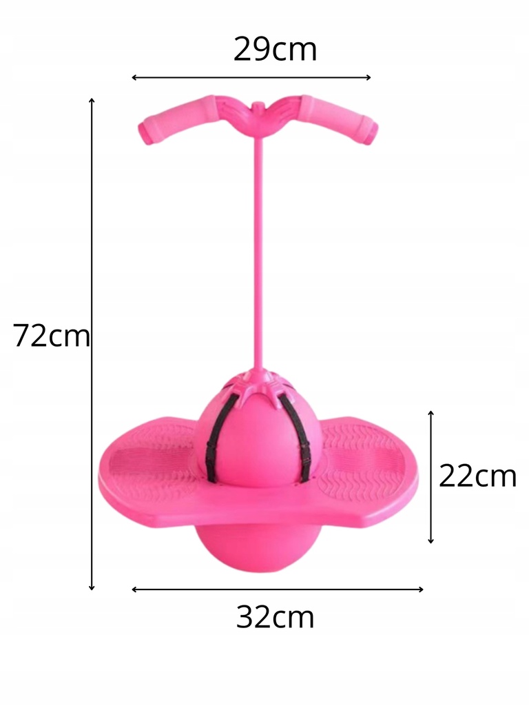 Skoczek pogo dla dzieci RegMag z pompką – 2 kolory 8
