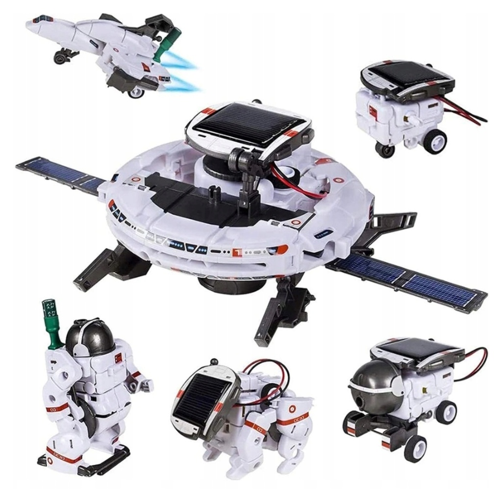 [5906893915399] Robot solarny 6w1 RegMag – zestaw konstrukcyjny