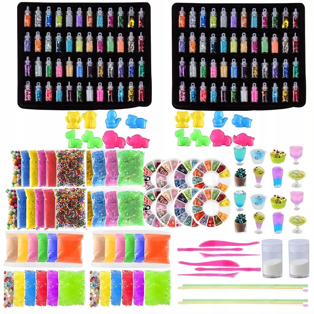 [5906893920331] Zestaw dodatków do slime XXL 190 elementów bez masy RegMag