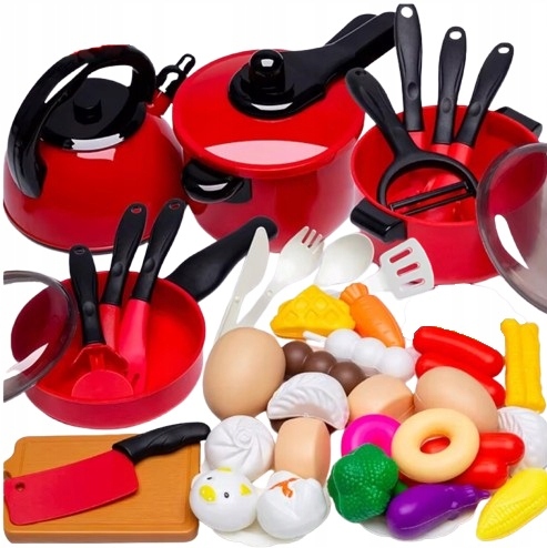 [5903899649921] Zestaw kuchenny dla dzieci RegMag ZI-31 – mini garnki i naczynia