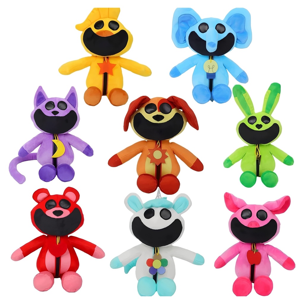 [5906893900623] Zestaw 8 maskotek Smiling Critters RegMag 30 cm
