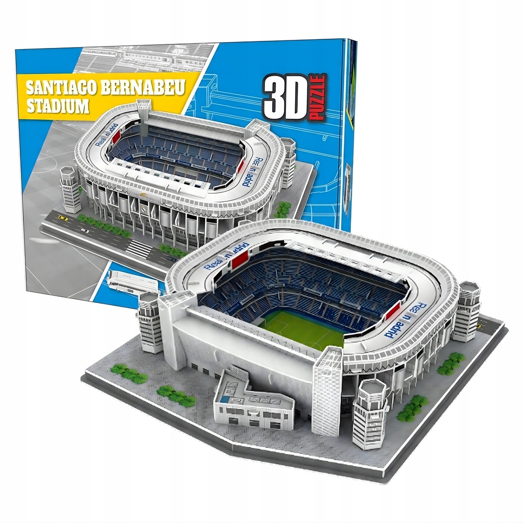 [5906893900326] Puzzle 3D stadion Santiago Bernabeu Real Madryt 101 elementów