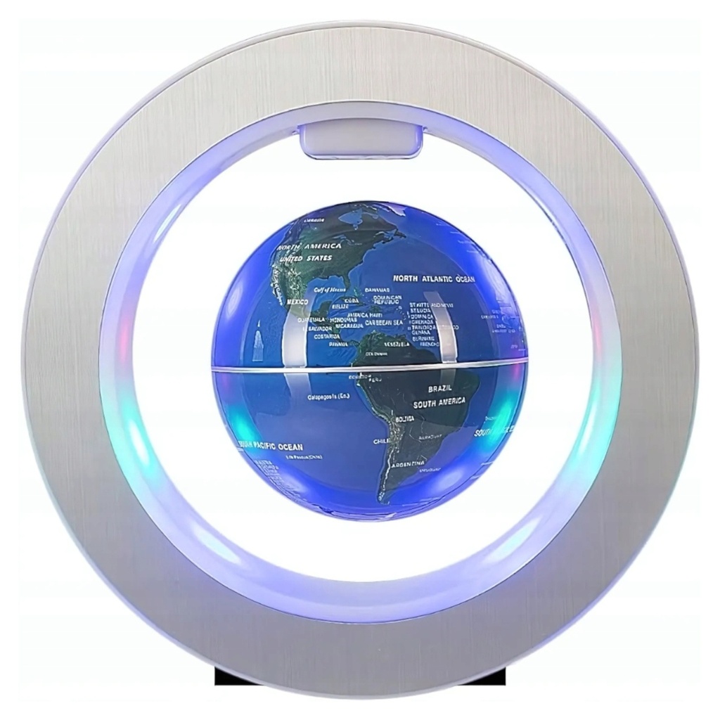 [5903899649365] Lewitujący globus z podświetleniem LED 10 cm RegMag