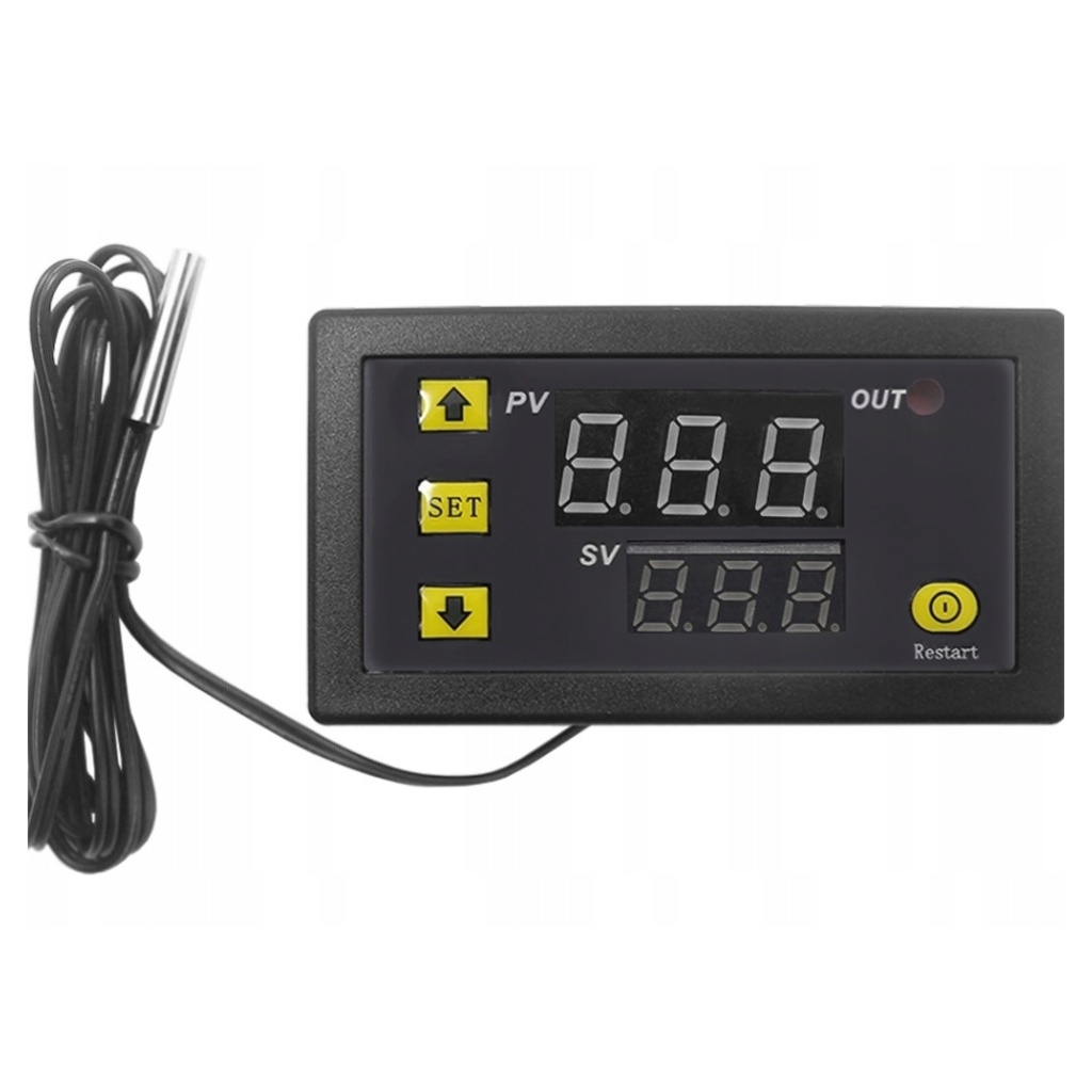 [5903899640560] Termostat cyfrowy RegMag 230 V AC 10 A, od -55 do +120°C