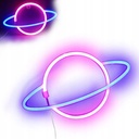 Lampka neonowa LED Planeta na USB i baterie RegMag LN-30