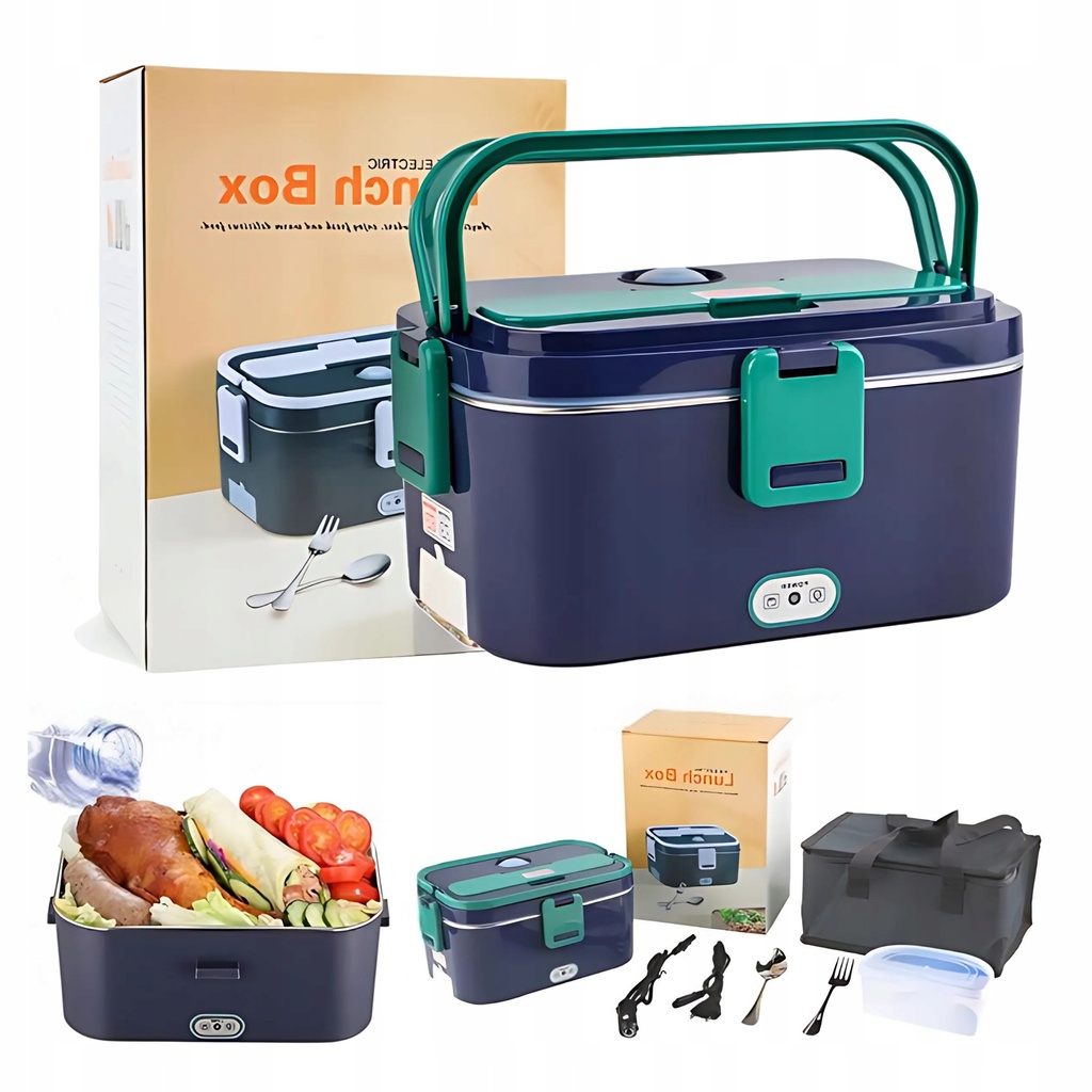 [5906893901897] Elektryczny lunch box 1,8 l podgrzewacz 230 V / 12 V / 24 V RegMag