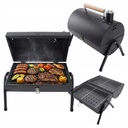 Przenośny grill węglowy walizkowy z 2 rusztami 35x22 cm RegMag