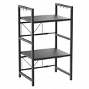 Regulowany stojak na mikrofalówkę 40–60 cm, 3 poziomy, RegMag OR-10