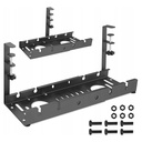 Regulowany organizer na kable pod biurko Alogy OR-02 czarny