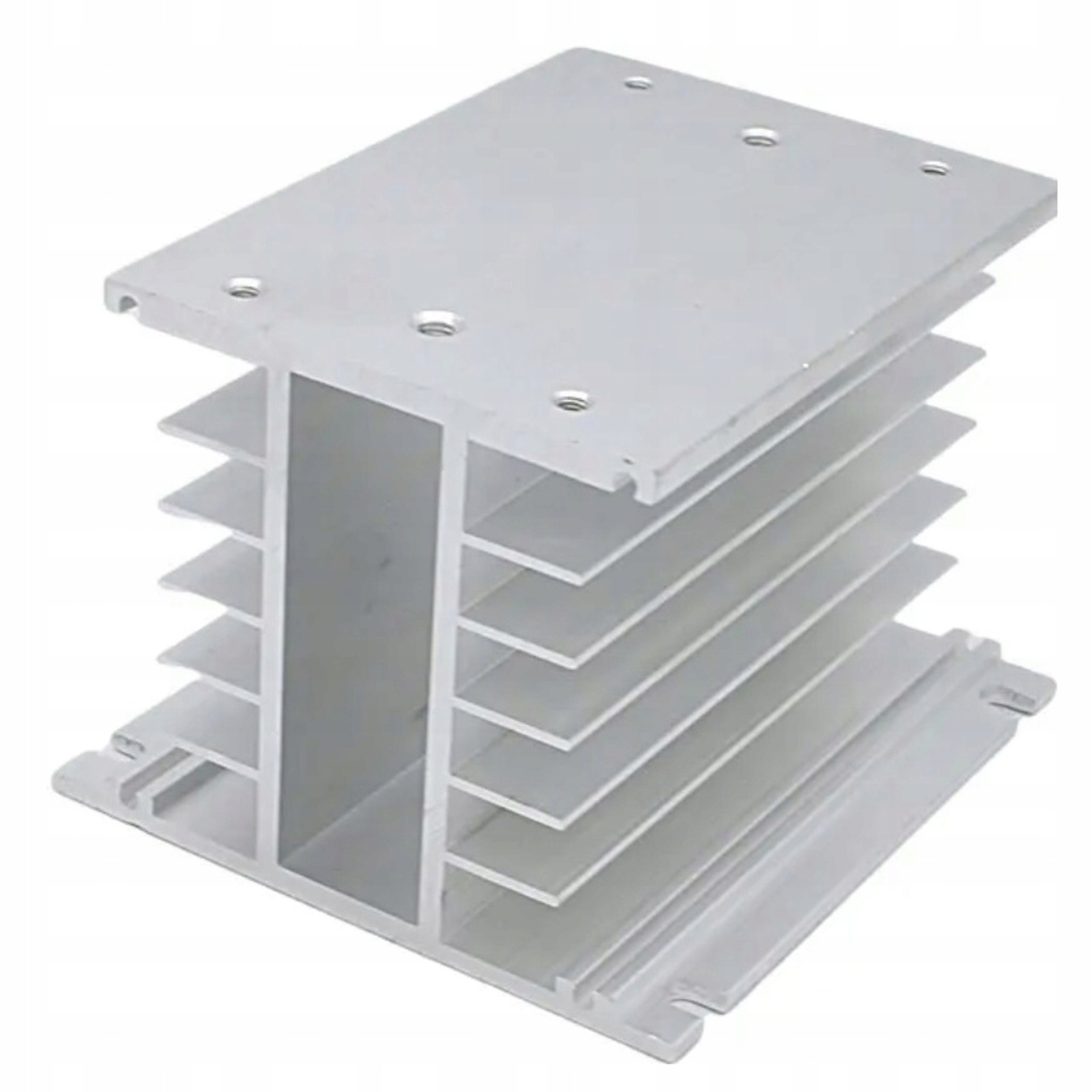 [5903899648481] Radiator aluminiowy do 3-fazowego przekaźnika SSR do 40 A RegMag