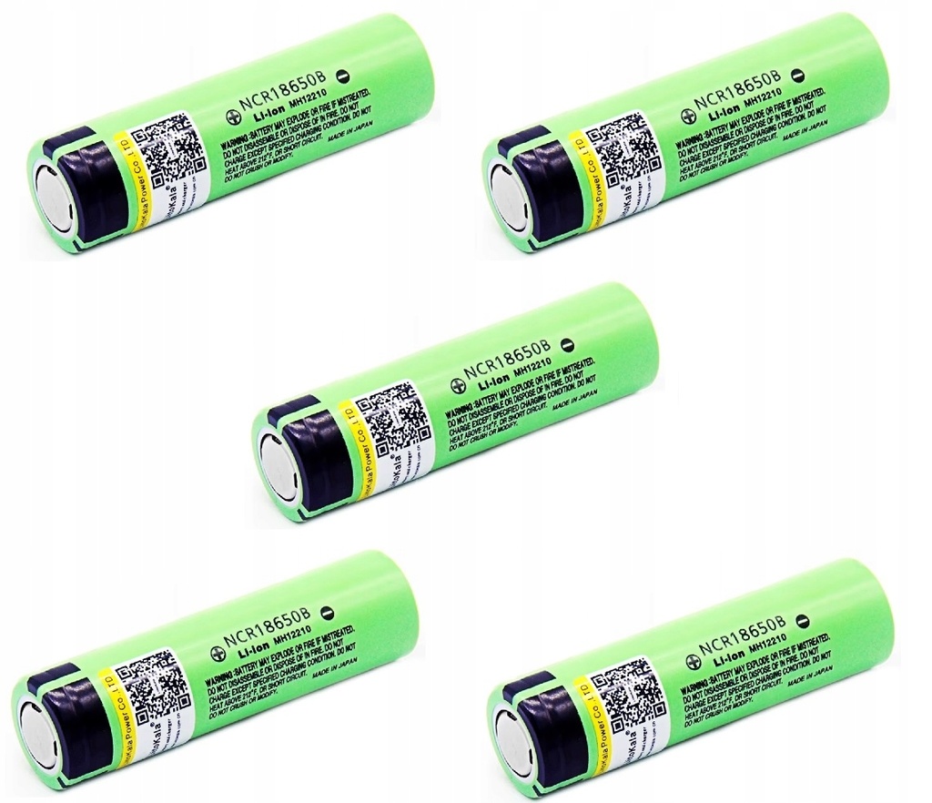 [5906893900951] Ogniwa Li-Ion 18650 Liitokala NCR18650B 3400 mAh – 5 szt.