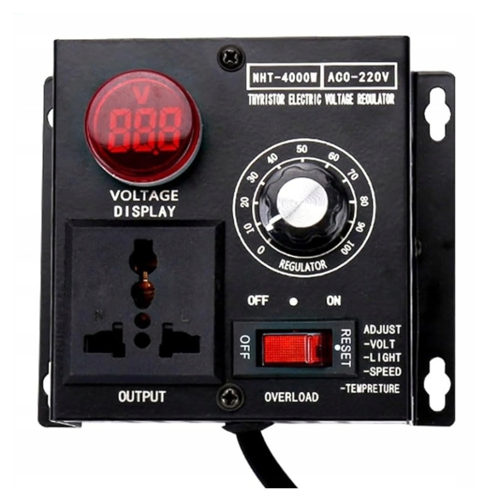 [5903899648818] Regulator obrotów i napięcia 4000 W RegMag BT-4000W