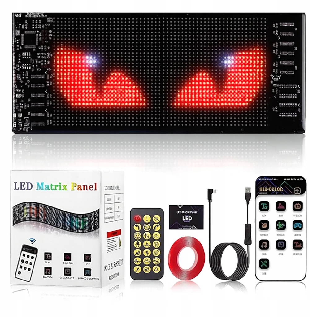 [5906893916730] Lampa LED Matrix Bluetooth RegMag 173 × 70 mm