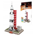 Puzzle 3D rakieta Saturn V 53 elementy dla dzieci 7+