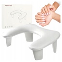 Podłokietnik do manicure RegMag PB-02 w kształcie litery U, biały