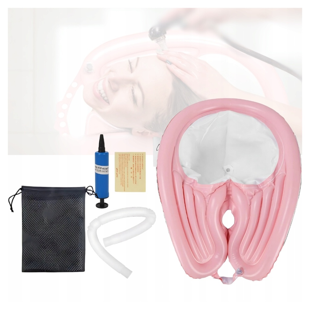 [5906893901958] Nadmuchiwana myjka do mycia włosów RegMag – przenośna z wężykiem