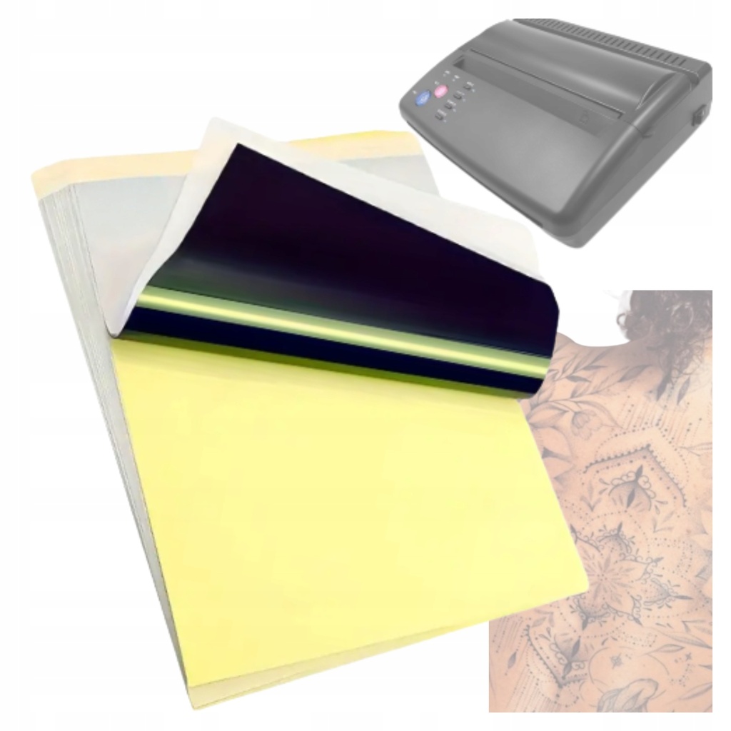 [5906893914668] Papier termiczny do transferu tatuażu A4 RegMag – 20 arkuszy