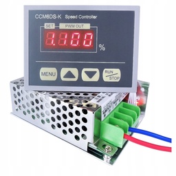 Regulator obrotów silnika DC PWM 10-80V 30A z wyświetlaczem