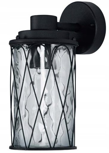 Kinkiet zewnętrzny Osram Endura Classic Cage Down E27, czarny