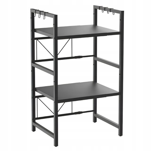 Regulowany stojak na mikrofalówkę 40–60 cm, 3 poziomy, RegMag OR-10