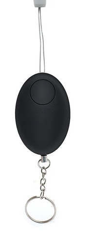 Alarm osobisty 130dB z brelokiem RegMag DZ-01 czarny