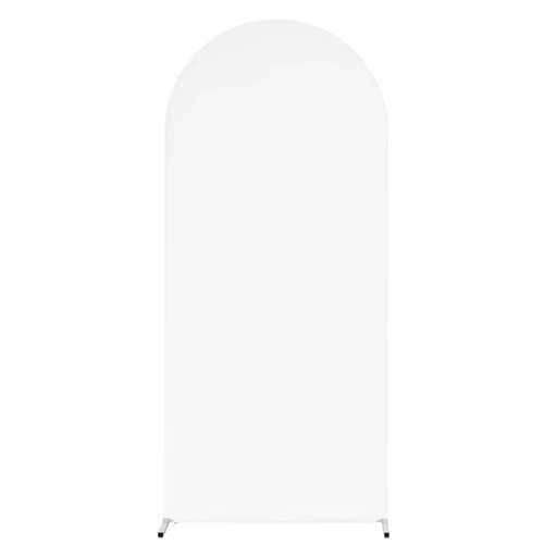 Biały pokrowiec na stelaż 220 × 120 cm RegMag – tło do dekoracji